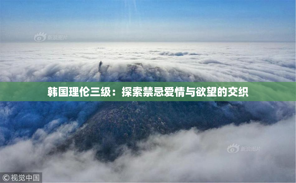 韩国理伦三级：探索禁忌爱情与欲望的交织
