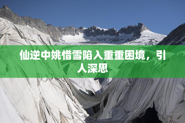 仙逆中姚惜雪陷入重重困境，引人深思