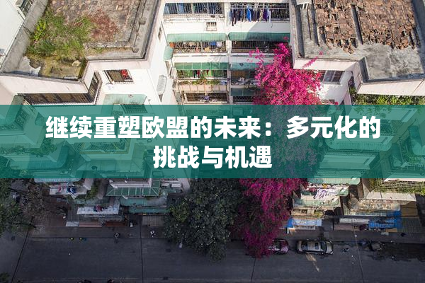 继续重塑欧盟的未来：多元化的挑战与机遇