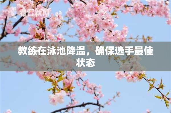 教练在泳池降温，确保选手最佳状态