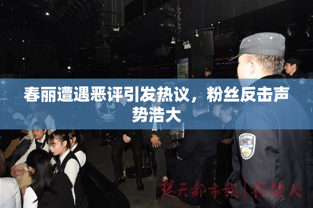 春丽遭遇恶评引发热议，粉丝反击声势浩大