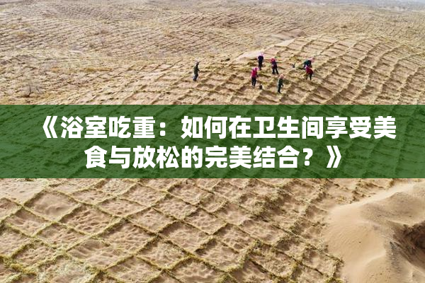 《浴室吃重：如何在卫生间享受美食与放松的完美结合？》