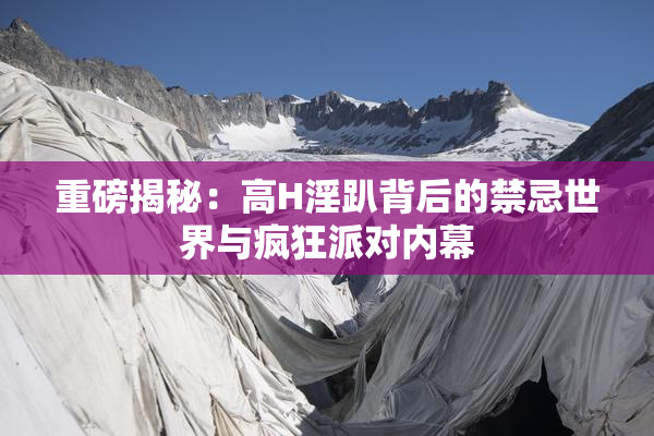 重磅揭秘：高H淫趴背后的禁忌世界与疯狂派对内幕
