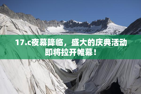 17.c夜幕降临，盛大的庆典活动即将拉开帷幕！