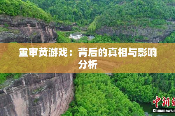 重审黄游戏：背后的真相与影响分析