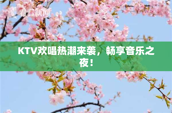 KTV欢唱热潮来袭，畅享音乐之夜！