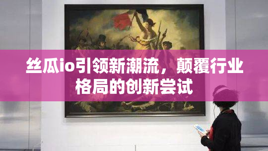 丝瓜io引领新潮流，颠覆行业格局的创新尝试