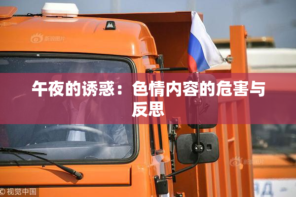 午夜的诱惑：色情内容的危害与反思