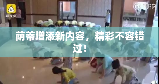 荫蒂增添新内容，精彩不容错过！