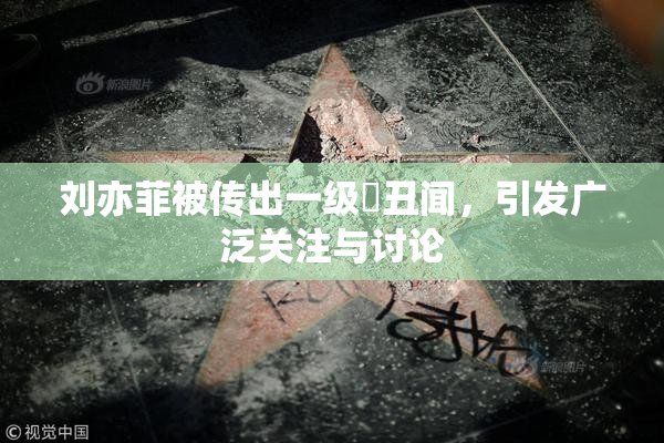 刘亦菲被传出一级婬丑闻，引发广泛关注与讨论