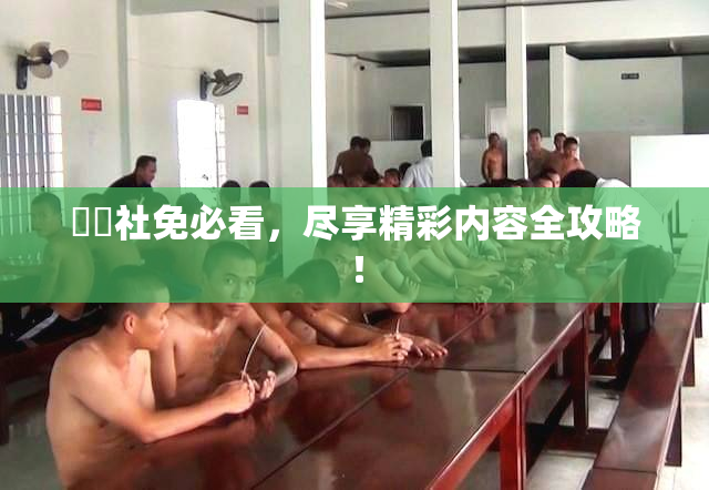 擼擼社免必看，尽享精彩内容全攻略！