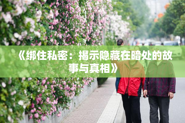 《绑住私密：揭示隐藏在暗处的故事与真相》