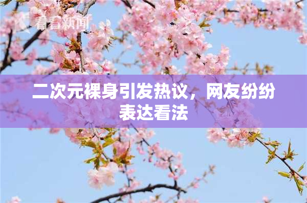 二次元裸身引发热议，网友纷纷表达看法