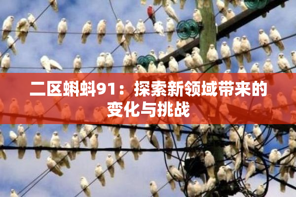 二区蝌蚪91：探索新领域带来的变化与挑战