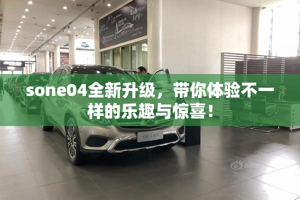 sone04全新升级，带你体验不一样的乐趣与惊喜！