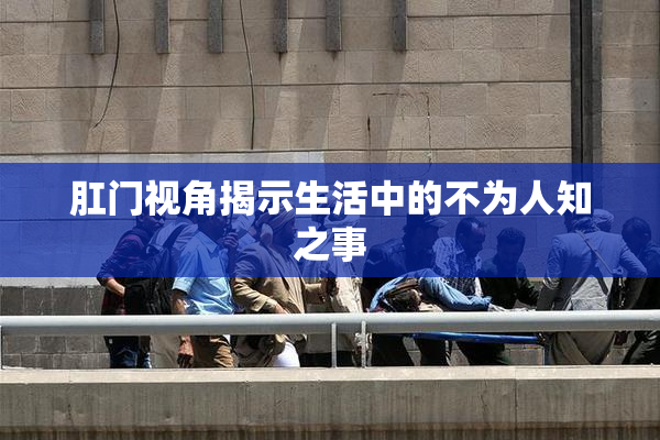 肛门视角揭示生活中的不为人知之事