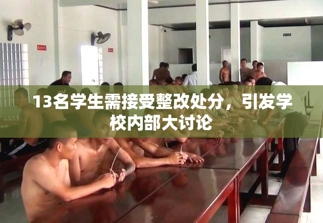13名学生需接受整改处分，引发学校内部大讨论