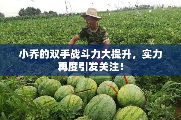 小乔的双手战斗力大提升，实力再度引发关注！