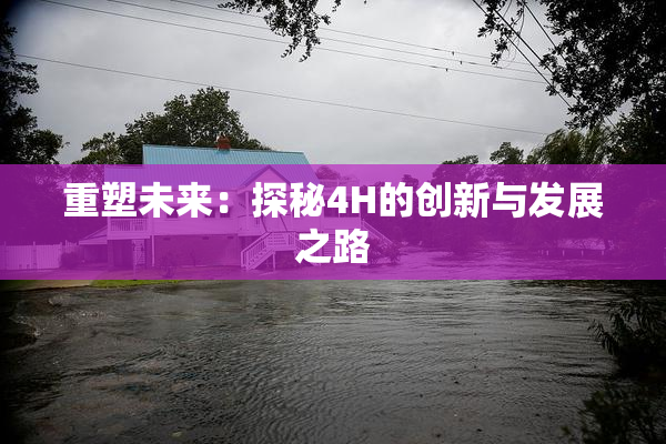 重塑未来：探秘4H的创新与发展之路
