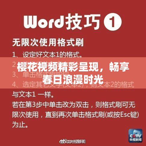 樱花视频精彩呈现，畅享春日浪漫时光