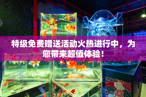 特级免费赠送活动火热进行中，为您带来超值体验！