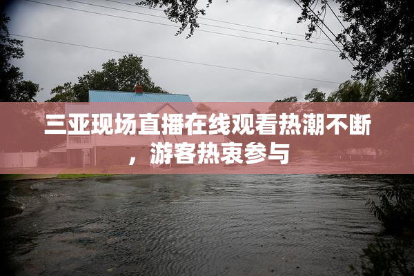 三亚现场直播在线观看热潮不断，游客热衷参与