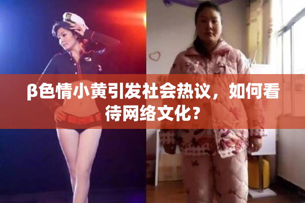 β色情小黄引发社会热议，如何看待网络文化？
