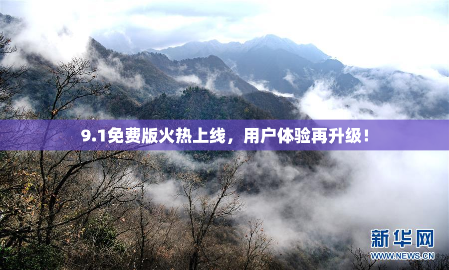 9.1免费版火热上线，用户体验再升级！