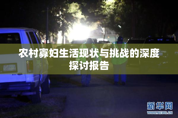 农村寡妇生活现状与挑战的深度探讨报告