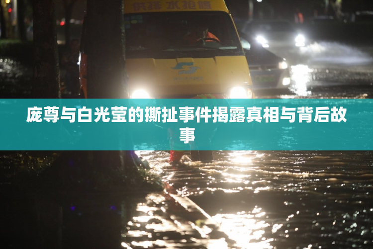 庞尊与白光莹的撕扯事件揭露真相与背后故事