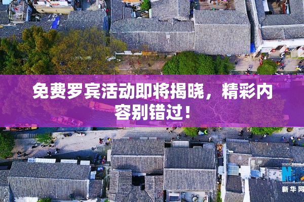 免费罗宾活动即将揭晓，精彩内容别错过！