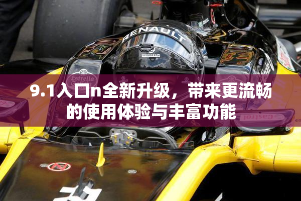9.1入口n全新升级，带来更流畅的使用体验与丰富功能