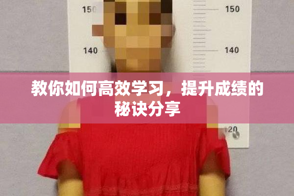 教你如何高效学习，提升成绩的秘诀分享