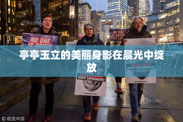 亭亭玉立的美丽身影在晨光中绽放