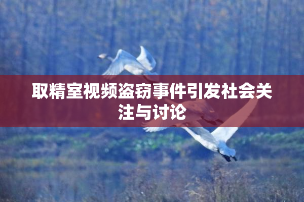 取精室视频盗窃事件引发社会关注与讨论