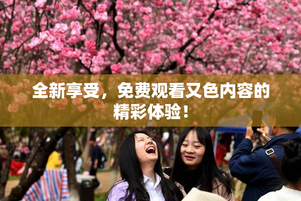 全新享受，免费观看又色内容的精彩体验！