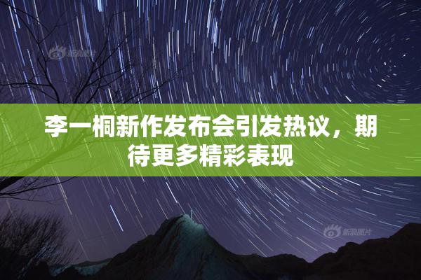 李一桐新作发布会引发热议，期待更多精彩表现