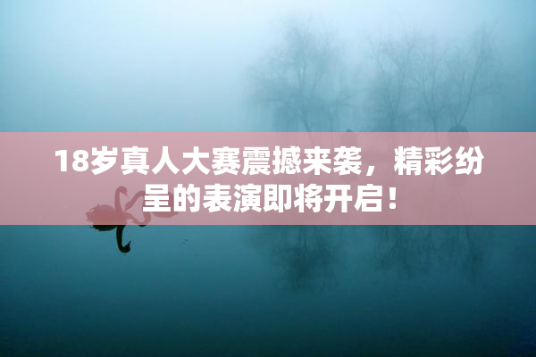 18岁真人大赛震撼来袭，精彩纷呈的表演即将开启！