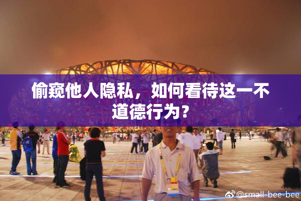 偷窥他人隐私，如何看待这一不道德行为？