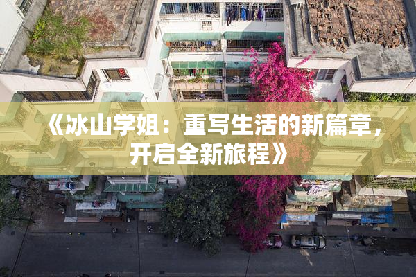 《冰山学姐：重写生活的新篇章，开启全新旅程》
