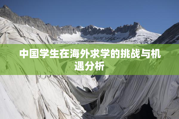 中国学生在海外求学的挑战与机遇分析