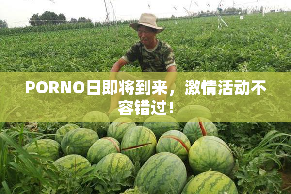 PORNO日即将到来，激情活动不容错过！