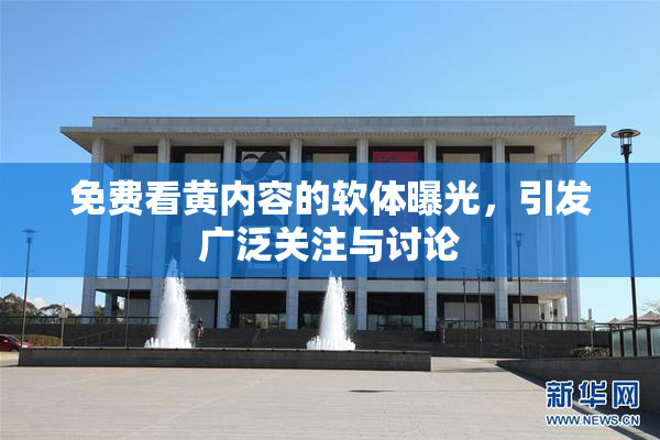 免费看黄内容的软体曝光，引发广泛关注与讨论