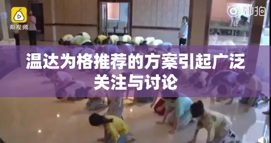 温达为格推荐的方案引起广泛关注与讨论