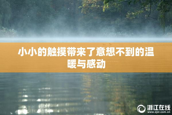 小小的触摸带来了意想不到的温暖与感动