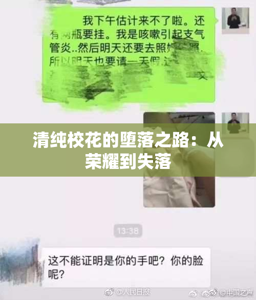 清纯校花的堕落之路：从荣耀到失落