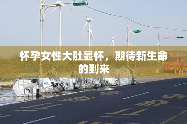 怀孕女性大肚显怀，期待新生命的到来
