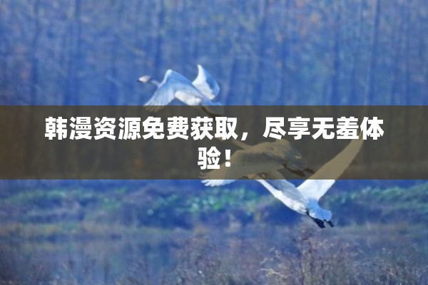 韩漫资源免费获取，尽享无羞体验！