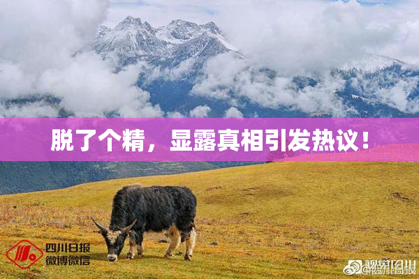 脱了个精，显露真相引发热议！