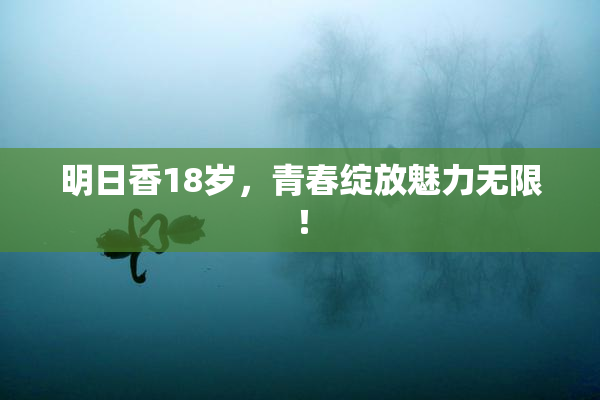 明日香18岁，青春绽放魅力无限！